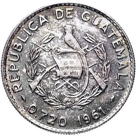 10 Centavos 1961 [Guatemala] — 1