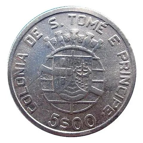 5 Escudos 1939 [São Tomé and Príncipe] — 1