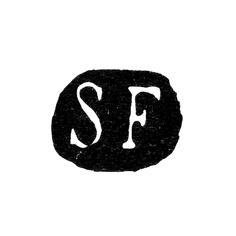 Клеймо мастера Филяндер Самуэль Захарий - Ленинград - инициалы "SF"