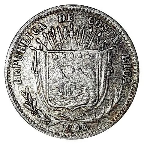 10 Centavos 1890 [Costa Rica] — 1