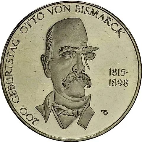 10 евро 2015, А, Отто фон Бисмарк [Германия] — 1