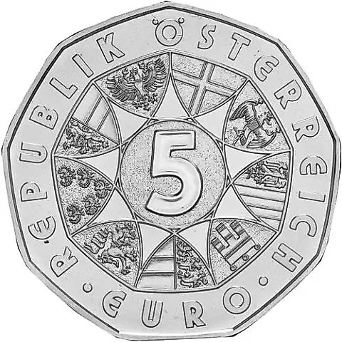 5 Euro 2016, Hare, Silver [Austria] — 1