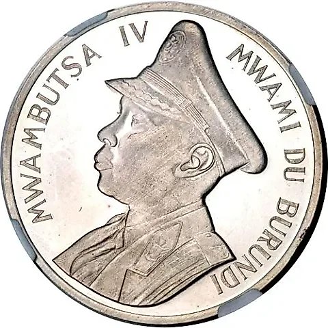5 Francs 1962, Independence of Burundi [Burundi] Proof — 1