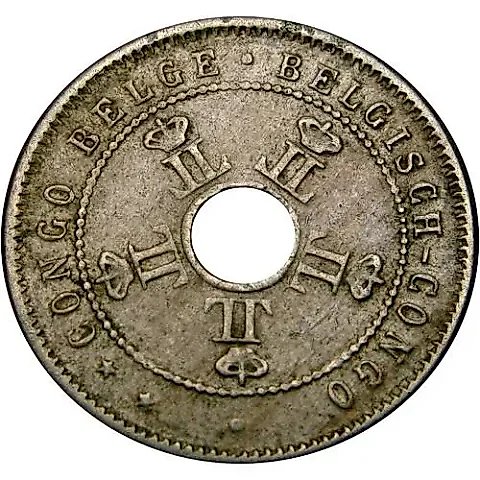 5 Centimes 1909 [Democratic Republic of the Congo / Belgian Congo] — 1