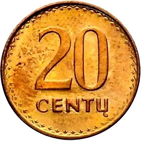 20 центов 1991 [Литва] — 1