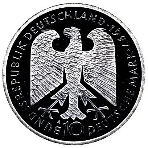10 Marks 1997, A, Heine [Germany] Proof — 1
