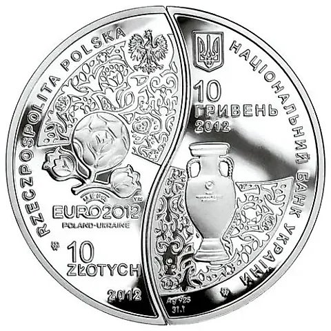10 злотых 2012, чемпионат Европы [Польша] Proof — 1