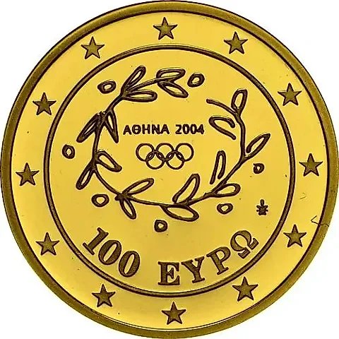 100 евро 2003, Олимпия [Греция] Proof — 1