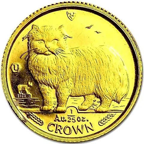 1/25 Crown 1989, Persian Cat [Isle of Man] — 1