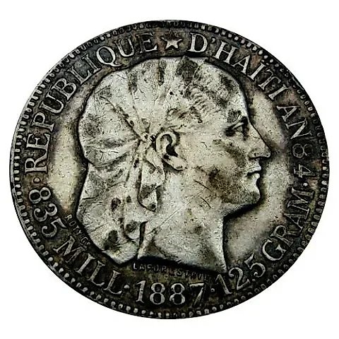50 Centimes 1887 [Haiti] — 1