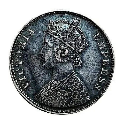 1 Rupee 1882, •, Mint Mark: "•" - Bombay [India / British India] — 1