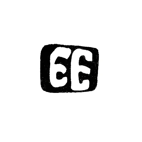 Master's Mark of Evdokimov Evdokim Evdokimov - Moscow - initials "EE" - 1739-1780