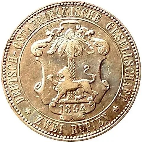 1 Rupee 1894 [German East Africa] — 2