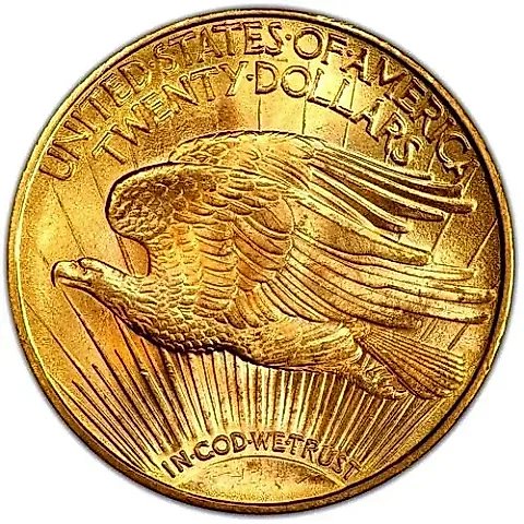 20 Dollars 1908, Double Eagle [USA] — 1