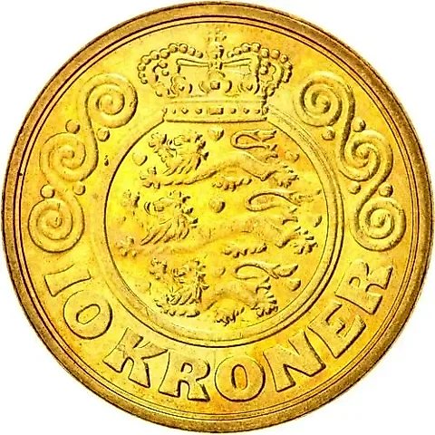 10 Kroner 1989 [Denmark] — 1