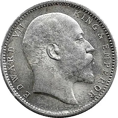 1 Rupee 1910, without mint mark [India / British India] — 1