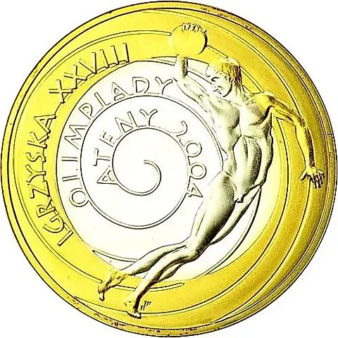 10 злотых 2004, дискобол [Польша] — 1
