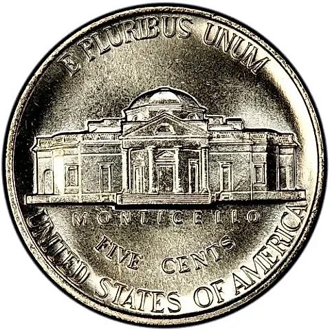 5 центов 1993, D, Томас Джефферсон [США] — 1