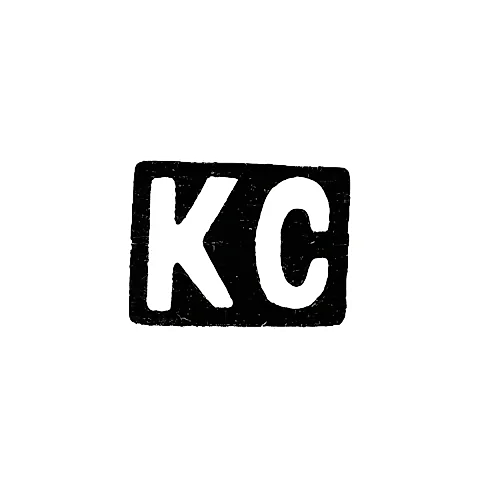 Maker's Mark of Konstantin Illarionovich Skvortsov - Moscow - initials "KS" - 1887 and after 1908