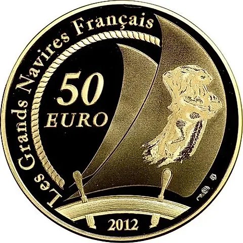50 Euro 2012, Hermione France [France] Proof — 1