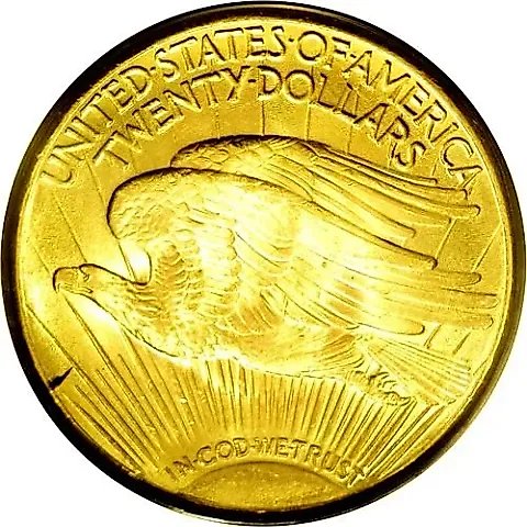 1932 20 Dollars, Double Eagle [USA] — 1