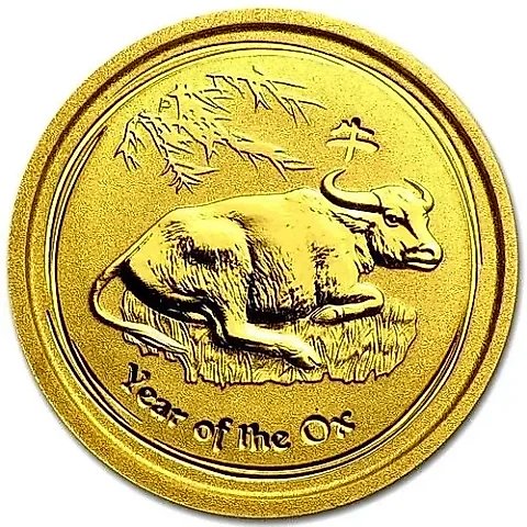 5 Dollars 2009, P, Year of the Ox [Australia] — 1