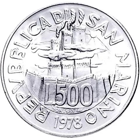 500 лир 1978, Работа [Сан-Марино] — 1