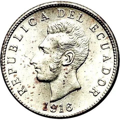 1 Decimo 1884-1916 [Ecuador] — 1