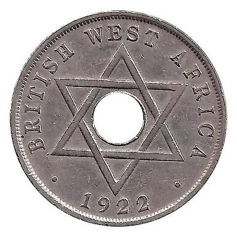 1 Penny 1922 [British West Africa] — 2