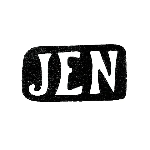 Клеймо мастера Нагель Дитрих Иоганн - Пярну - инициалы "JEN" - 1840-1854 гг.