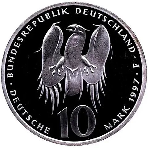 10 Marks 1997, F, Melanchthon [Germany] Proof — 1