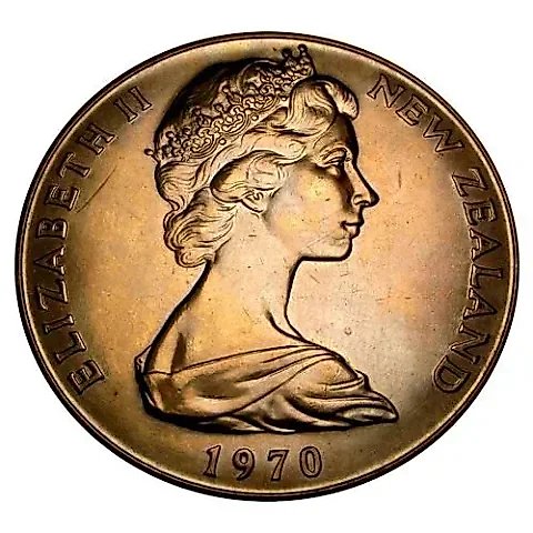 1 доллар 1970, гора [Новая Зеландия] — 1