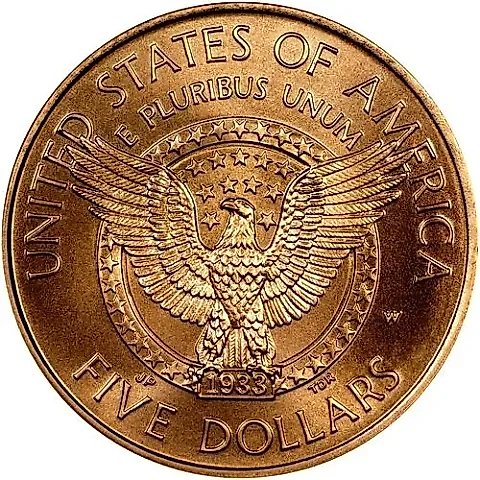 5 Dollars 1997, W, Franklin Roosevelt [USA] — 1