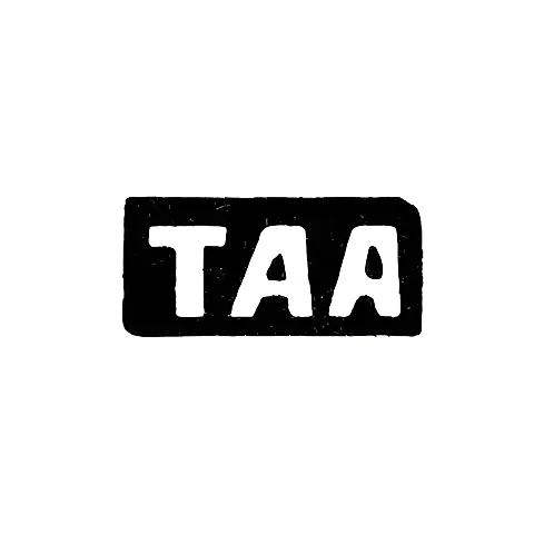 Клеймо мастера Артемьев Тимофей Афанасьев - дер. Давыдково - инициалы "ТАА" - 1898 г.