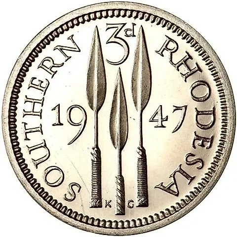 3 Pence 1947 [Zimbabwe / Southern Rhodesia] — 1