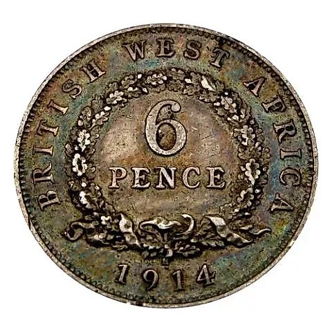 6 Pence 1914 [British West Africa] — 2
