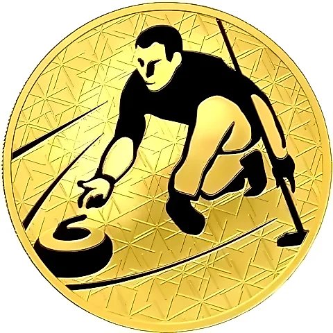 200 рублей 2010, ММД, кёрлинг Proof — 1