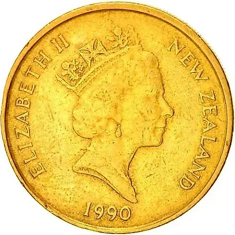 2 Dollars 1990 [New Zealand] — 1