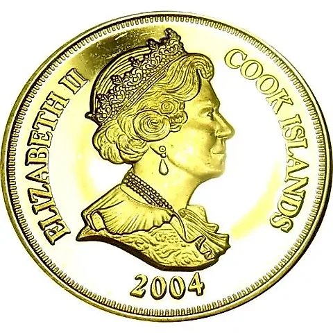 1 Dollar 2004, 60th Anniversary of the Normandy Landings [Cook Islands] — 1