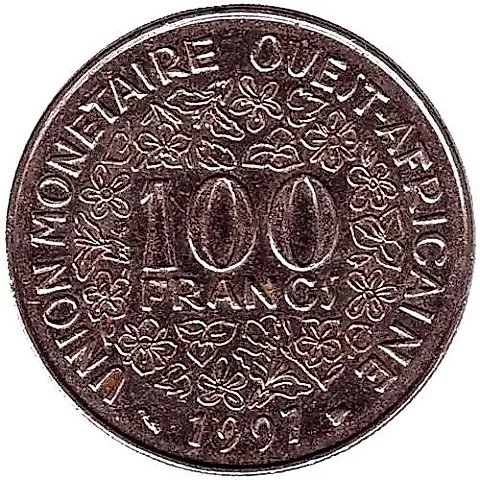 100 Francs 1997 [West Africa (BCEAO)] — 1