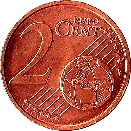 2 евро цента 2004, J, регулярный чекан Германии, знак монетного двора: "J" - Гамбург [Германия] — 1