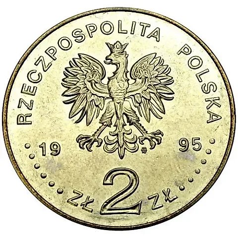 2 Zlotych 1995, 100th Anniversary [Poland] — 1