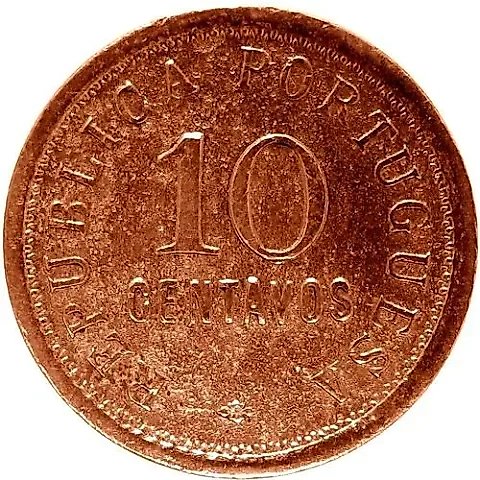 10 сентаво 1921 [Ангола] — 2