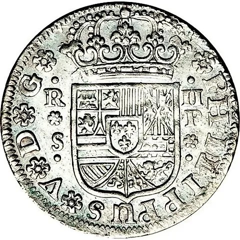 2 Reales 1731-1745, Mint Mark "S" - Seville [Spain] — 1