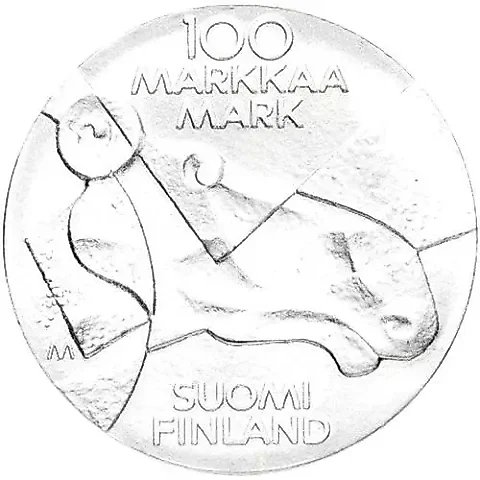 100 Markkaa 1989, Ateneum [Finland] — 1