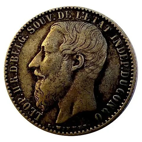 1 Franc 1891 [Democratic Republic of the Congo / Congo Free State] — 1