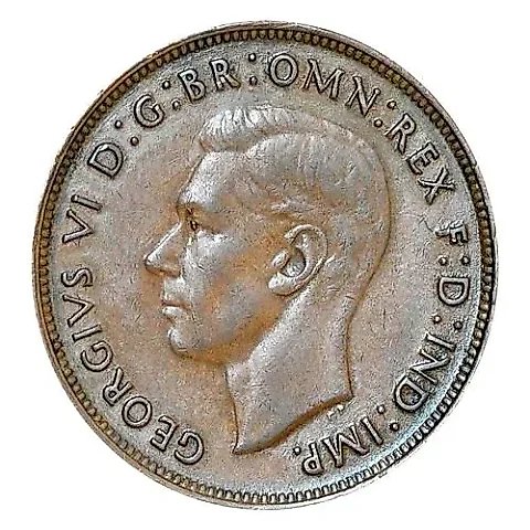 1 пенни 1946 [Австралия] — 1