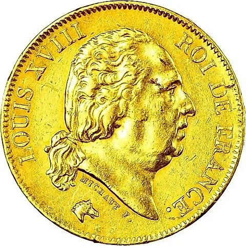 40 франков 1816-1824 [Франция] — 1
