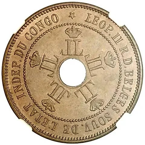 20 Centimes 1906 [Democratic Republic of the Congo / Congo Free State] — 1