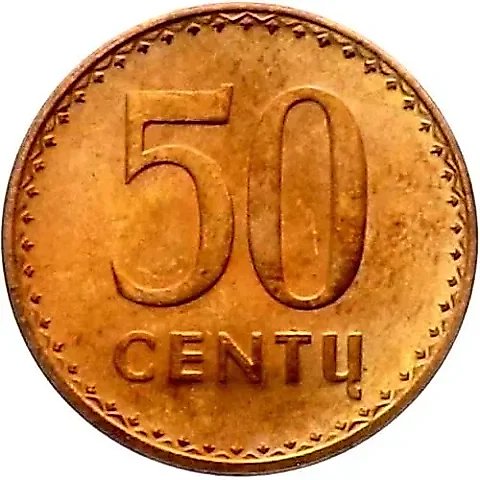 50 центов 1991 [Литва] — 1